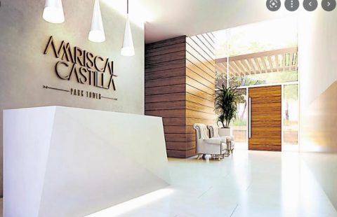 LINCE FRENTE A PARQUE CASTILLA LINDO DEPARTMANETO COMO NUEVO 75M2, 2DORM.2BAÑOS, PISO 9, CLUB HOUSE